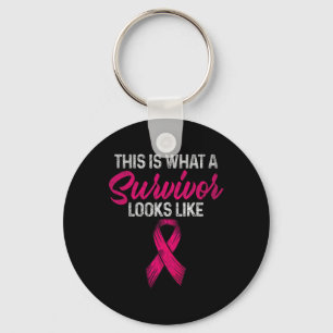 This Is What A Survivor Looks Like Breast Cancer Sleutelhanger