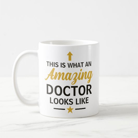 This is What an Amazing Doctor Looks Like Custom Koffiemok (Links)