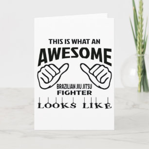 This is what an awesome Brazilian Jiu Jitsu Fighte Kaart