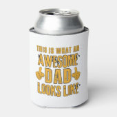 This is What an Awesome Dad Looks Like Blikjeskoeler (Blikje Voorkant)