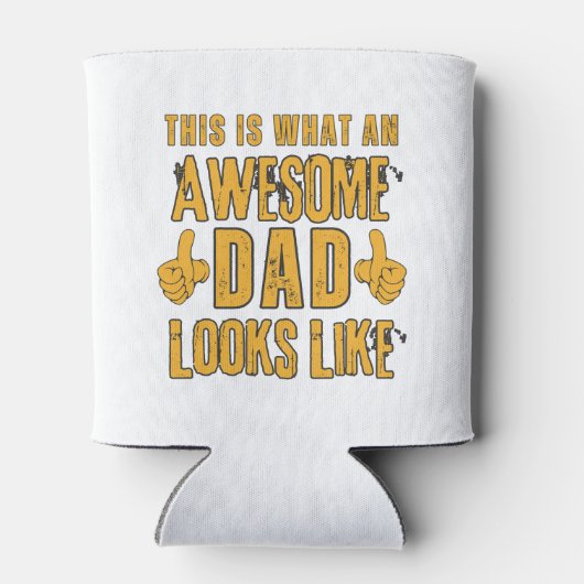 This is What an Awesome Dad Looks Like Blikjeskoeler (Achterkant)