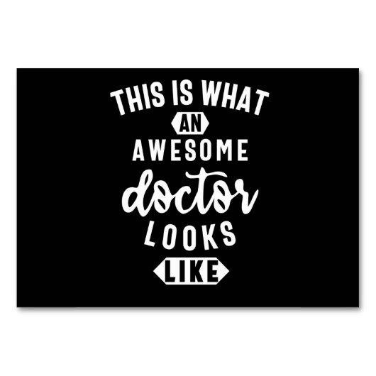 This Is What An Awesome Doctor Looks Like Kaart (Voorkant)