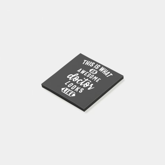 This Is What An Awesome Doctor Looks Like Post-it® Notes (Schuin)