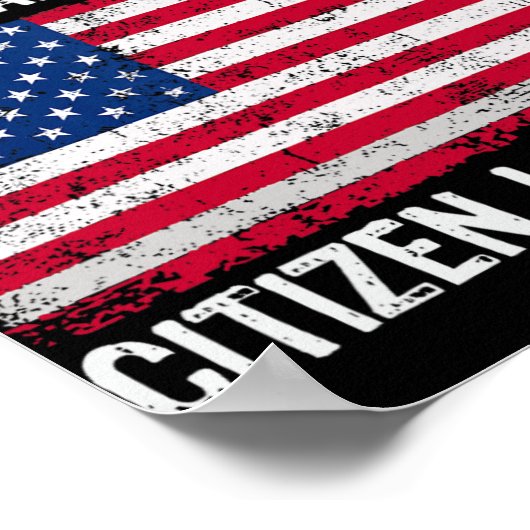 This Is What An Awesome New American Citizen Looks Poster (Hoek)