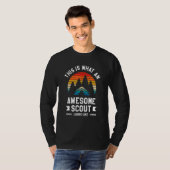 This Is What An Awesome Scout Looks Like Camping C T-shirt (Voorkant volledig)