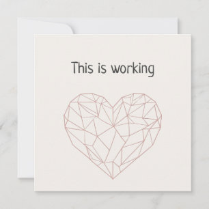 This is working feestdagenkaart