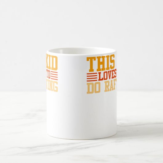 This Kid Loves To Do Rafting Koffiemok (Center)