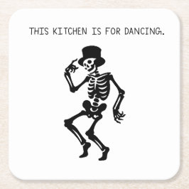 This Kitchen is for Dancing Kartonnen Onderzetters