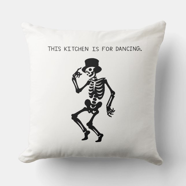 This Kitchen is for Dancing Kussen (Voorkant)