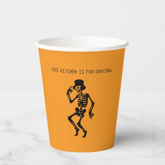 This Kitchen is for Dancing Papieren Bekers (Voorkant)