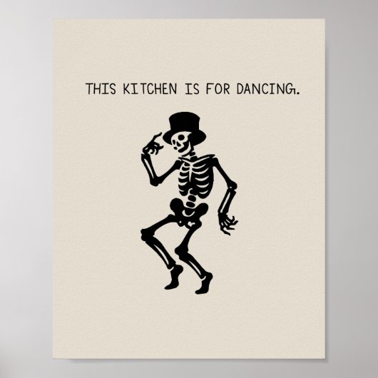This Kitchen is for Dancing Poster (Voorkant)