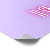 This Kitchen is for Dancing Purple Woman Poster (Hoek)