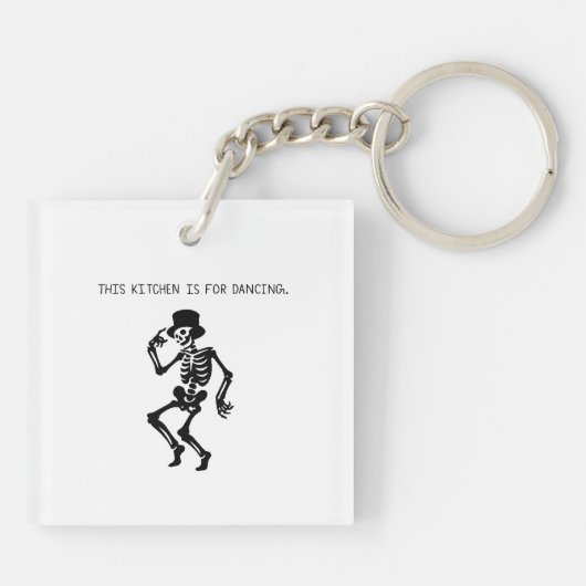 This Kitchen is for Dancing Sleutelhanger (Achterkant)