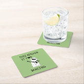 This Kitchen is for dancing snowman Kartonnen Onderzetters (Insitu)