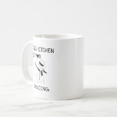 This Kitchen is for dancing snowman Koffiemok (Voorkant links)