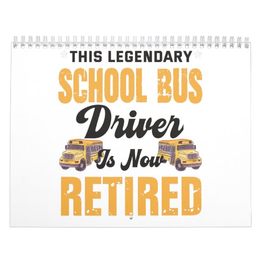 This legendary school bus driver is now retired kalender (Hoes)