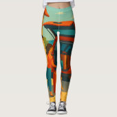 This leggings show your style and happiness  (Voorkant)