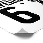 This Little Cricket Player Is 6 Years Old - 6th Bi Poster (Hoek)