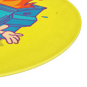 This Little Light: Dumpster Fire Ronde Snijplank (Hoek)