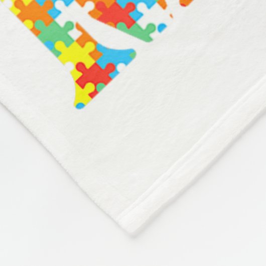 This Little Light Of Mine Autism Awareness Support Fleece Deken (Hoek)