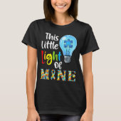 This Little Light Of Mine Autism Awareness Support T-shirt (Voorkant)