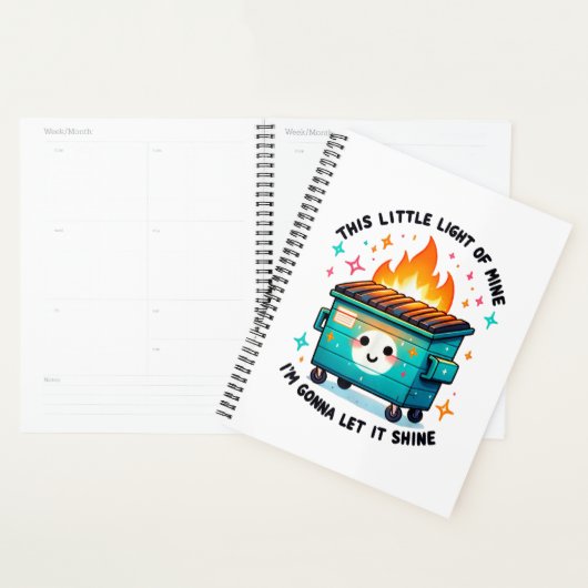 This Little Light Of Mine - Vuilcontainerbrand Planner (Display)