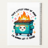 This Little Light Of Mine - Vuilcontainerbrand Planner (Achterkant)