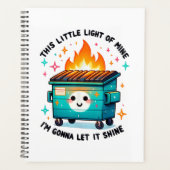 This Little Light Of Mine - Vuilcontainerbrand Planner (Voorkant)