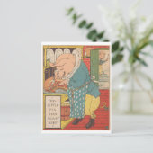 This little pig shad roast beef 1879 briefkaart (Staand voorkant)