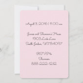 "This Little Piggy" eerste verjaardag uitnodiging (Achterkant)