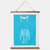 This 'Love Letter' design elevates the mind, body  Hangend Wandkleed (Voorkant)