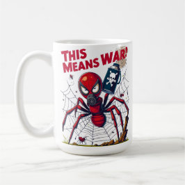 This Means War! – De wraak van de spin Koffiemok