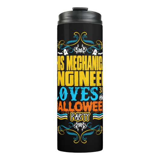 This Mechanical Engineer Loves 31st Oct Halloween Thermosbeker (Voorkant)