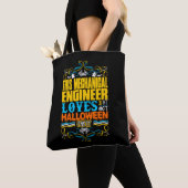 This Mechanical Engineer Loves 31st Oct Halloween Tote Bag (Dichtbij)