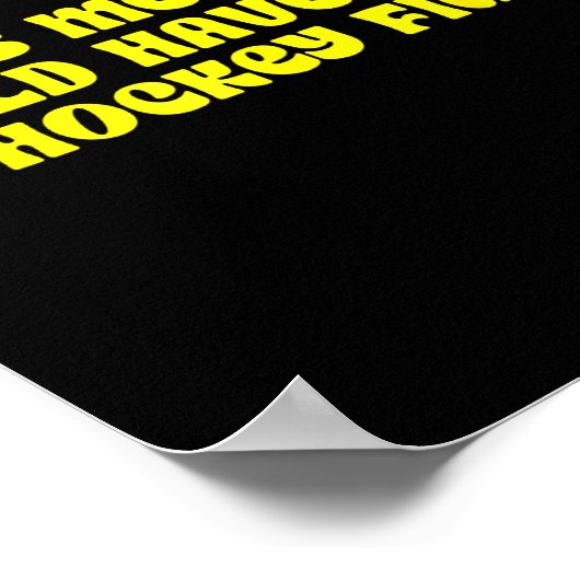 This Meeting, Hockey Fight, Stress  Poster (Hoek)