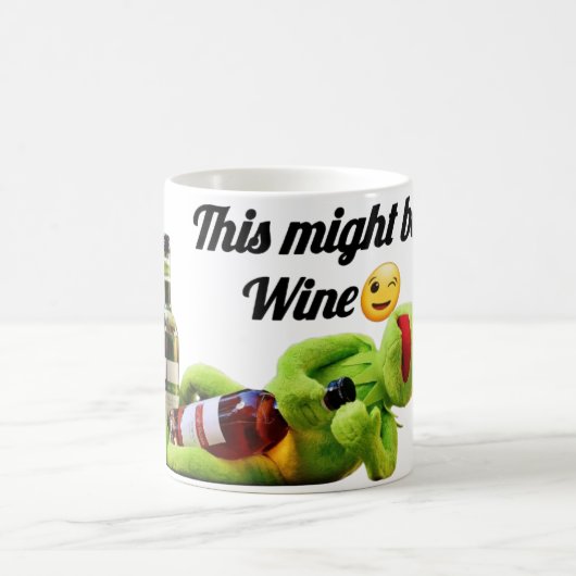 This Might Be Wine | Funny Mug for Wine Lovers Koffiemok (Center)