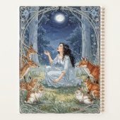 This Moonlit Muse Art Nouveau Planner (Achterkant)
