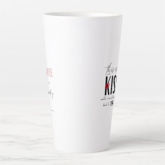 This Mug is a Kiss Latte Mok (Voorkant)