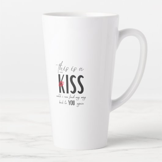 This Mug is a Kiss Latte Mok (Rechts)