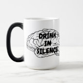 This mug is an advertisement for inner peace. magische mok (Links)