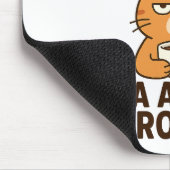 This Mug Runs on Tea and Eye Rolls – Funny British Muismat (Hoek)