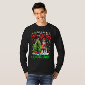 This My Christmas Pajama  Miniature Schnauzer Sant T-shirt (Voorkant volledig)