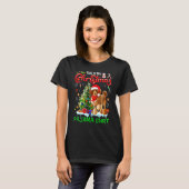 This My Christmas Pajama  Poodle Scarf Santa Xmas T-shirt (Voorkant volledig)