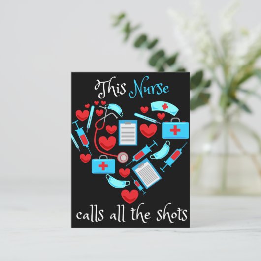 This Nurse Calls All Briefkaart (Staand voorkant)