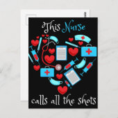 This Nurse Calls All Briefkaart (Voorkant / Achterkant)