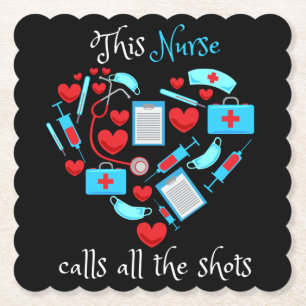 This Nurse Calls All Kartonnen Onderzetters