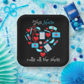 This Nurse Calls All Papieren Bordje (Feest)