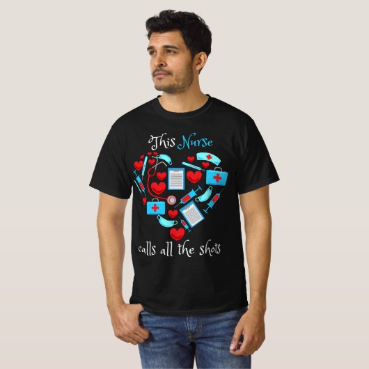 This Nurse Calls All T-shirt (Voorkant volledig)