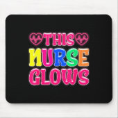 This Nurse Glows Nursing Glow Retro  Muismat (Voorkant)