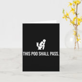 This O Shall P Funny Quote Birthday Party Gag Gift Kaart (Gele Bloem)
